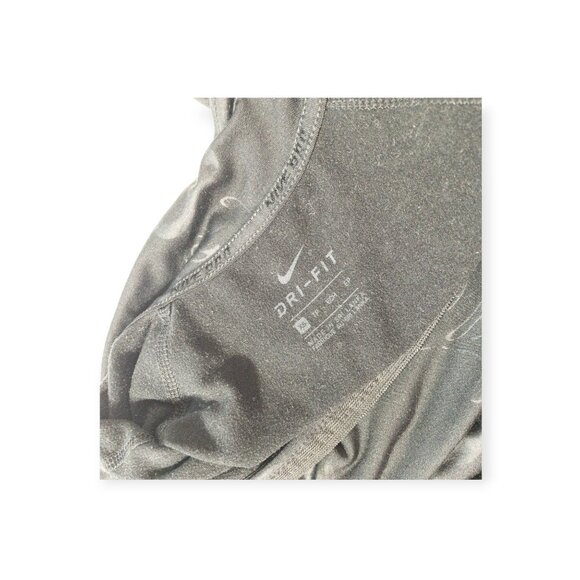 Nike Pro Dri Fit Quarter Zip Up Black Royal Print SZ XS Long Sleeve Shirt - Picture 4 of 7